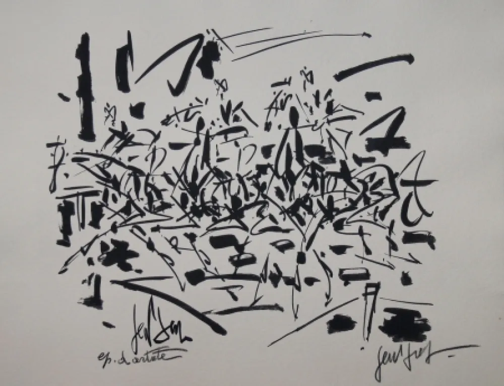 リトグラフ Paul  -  COURSE DE CHEVAUX / RACING HORSES - Lithographie Originale / Original Lithography