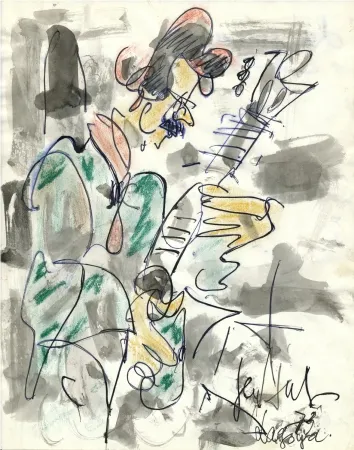 技術的なありません Paul  - Dessin Original / Original Drawing - ALEXANDRE LAGOYA - Portrait