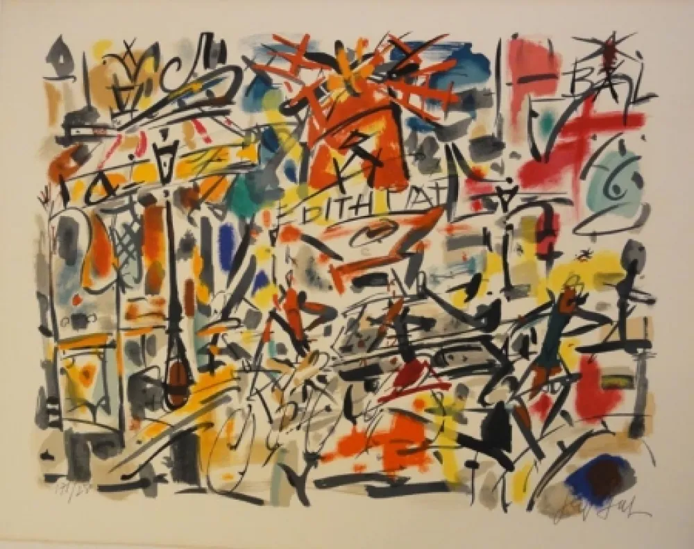 リトグラフ Paul  - Edith Piaf