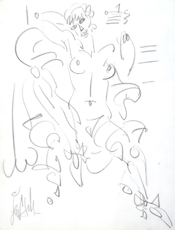 技術的なありません Paul  - Femme nue assise