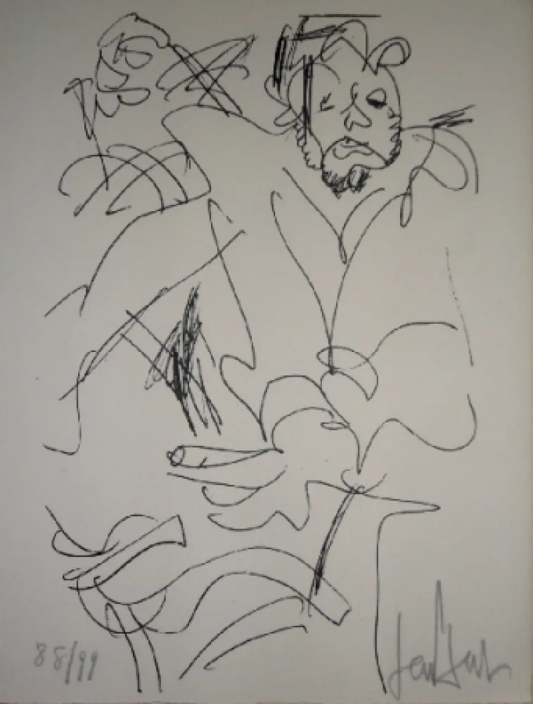 リトグラフ Paul  - Le spectateur