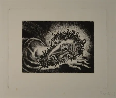 彫版 Pauli - Christuskopf