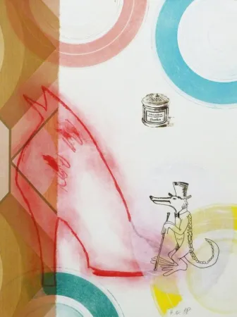 エッチング Pazos - A sus pies señora