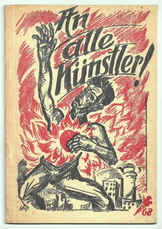 リトグラフ Pechstein - An alle Künstler! (To all artists!)