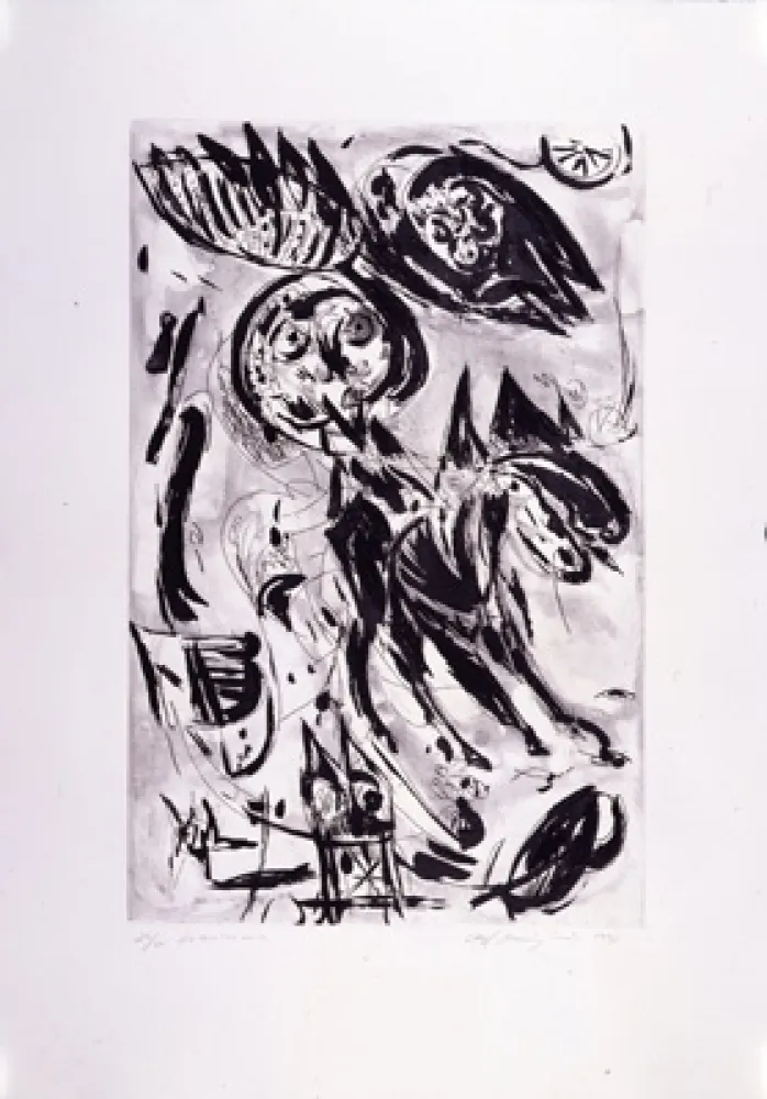 彫版 Pedersen - Cavalier noir