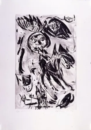 彫版 Pedersen - Cavalier noir