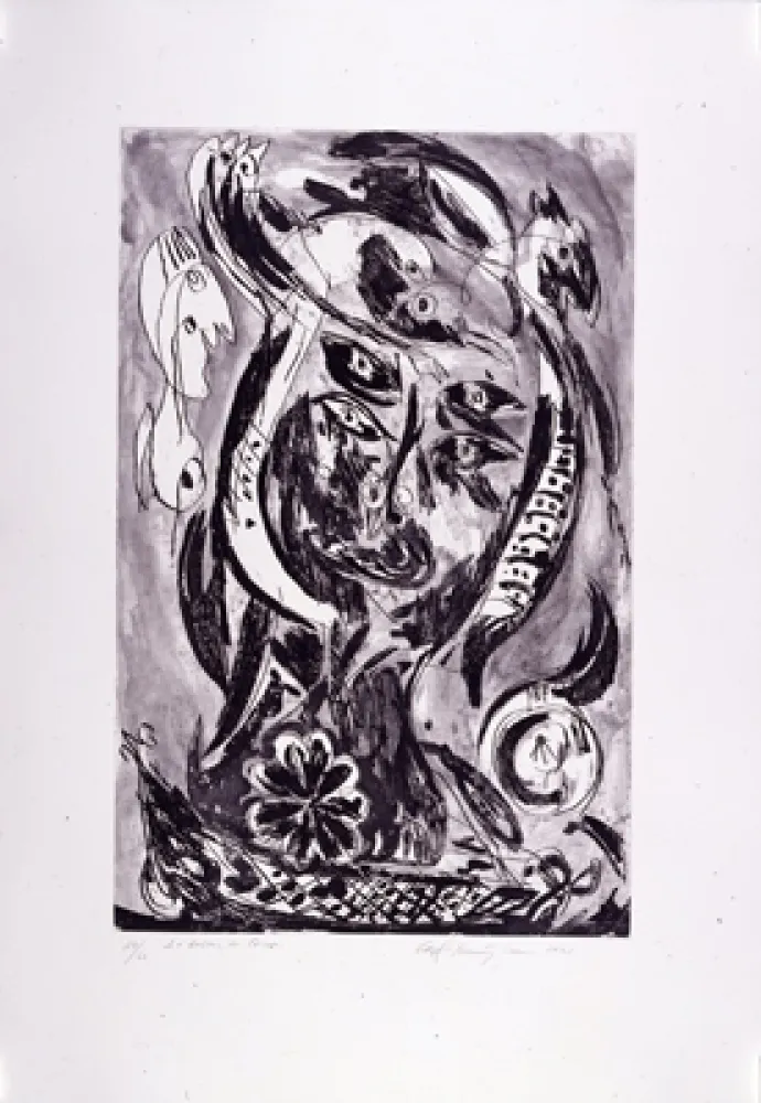 彫版 Pedersen - Le bateau de Caron