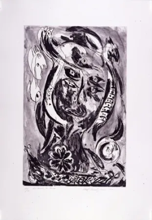 彫版 Pedersen - Le bateau de Caron