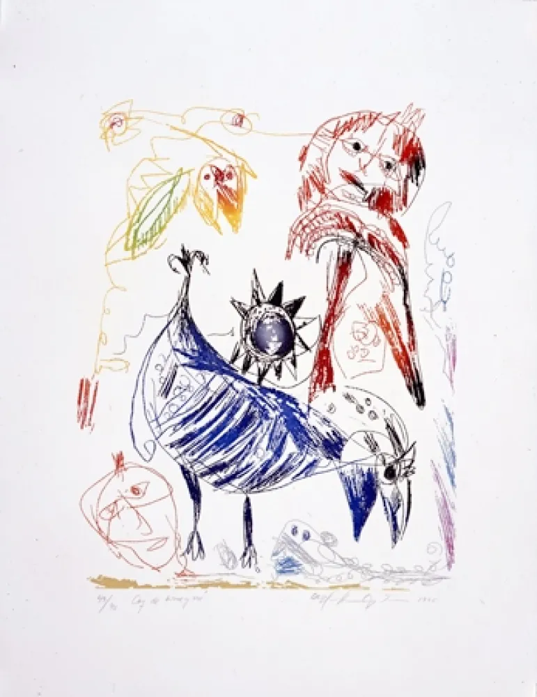 エッチング Pedersen - Le coq de Bruyère