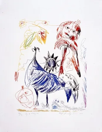 エッチング Pedersen - Le coq de Bruyère