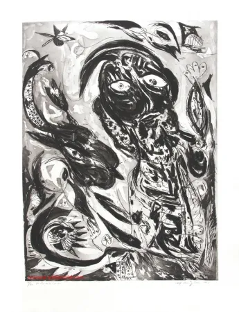 エッチングと　アクチアント Pedersen - Le rêve de la licorne N