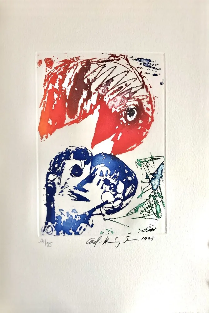 エッチング Pedersen - Quatre chansons pour un château de Puisaye