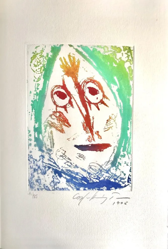 リトグラフ Pedersen - Quatre chansons pour un château de Puisaye