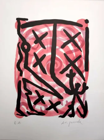 リトグラフ Penck - Untitled