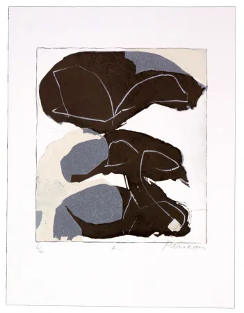 リトグラフ Péneau - A storm to come