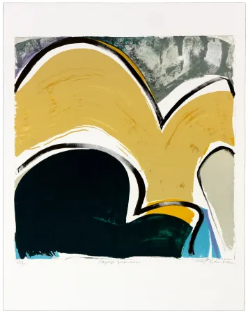 リトグラフ Péneau - Paysage Grosso-modo