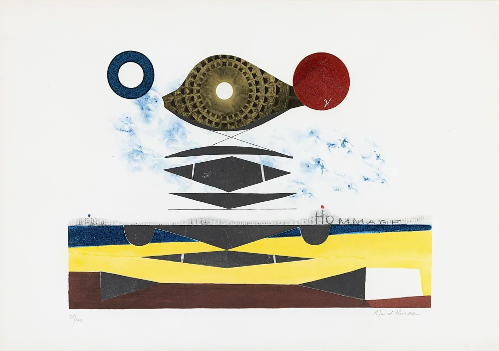 リトグラフ Penrose - Hommage (a Man Ray)