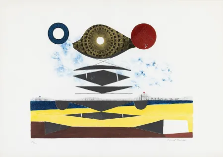 リトグラフ Penrose - Hommage (a Man Ray)