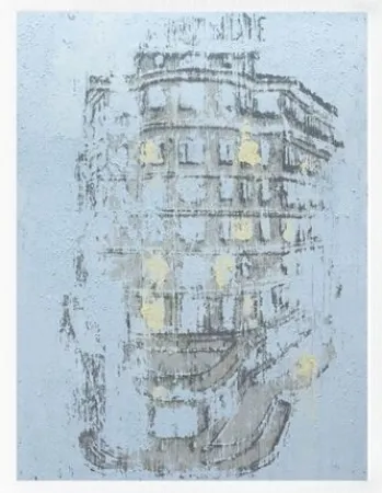 デジタル版画 Perez - Normandie (blue)