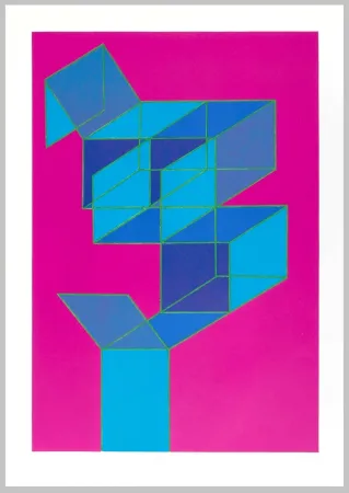 リトグラフ Perilli - Composizione