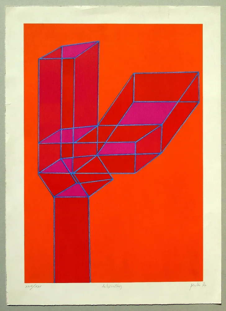 リトグラフ Perilli - Composizione