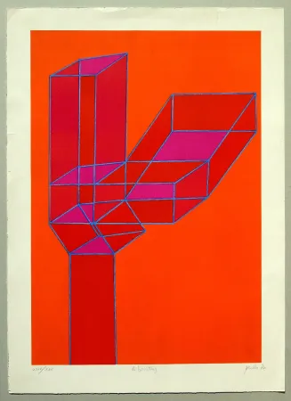 リトグラフ Perilli - Composizione