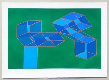 リトグラフ Perilli - Composizione