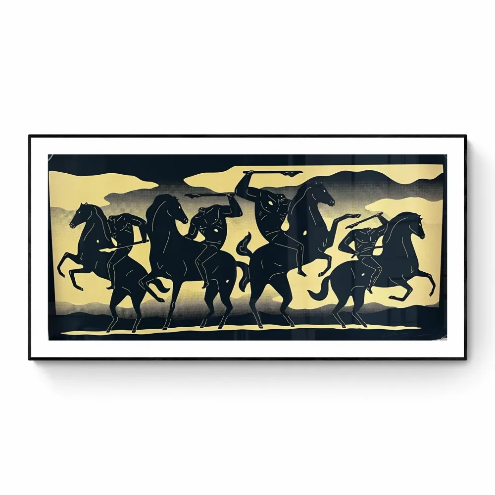 シルクスクリーン Peterson - THE FOUR HORSEMAN (Gold)
