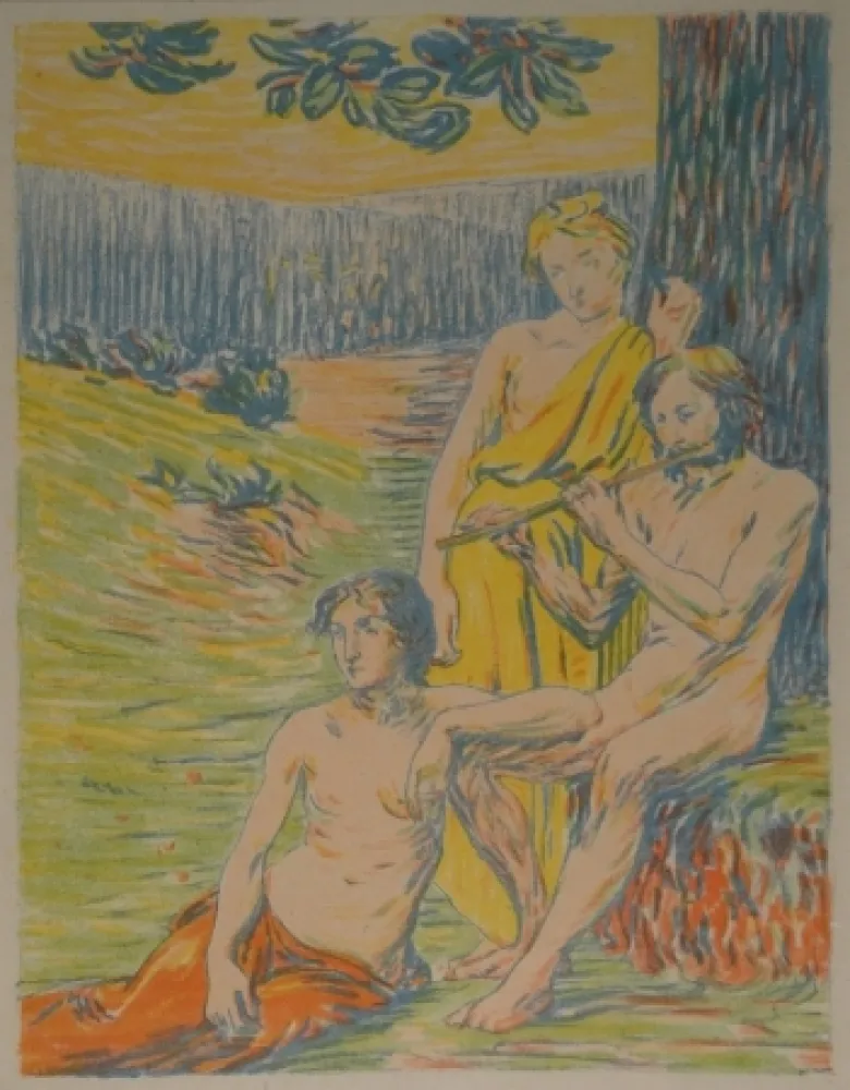 リトグラフ Petitjean - Dekorativer Entwurf