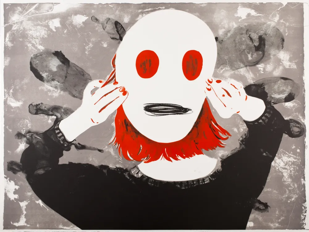 リトグラフ Pétrovitch - Masque