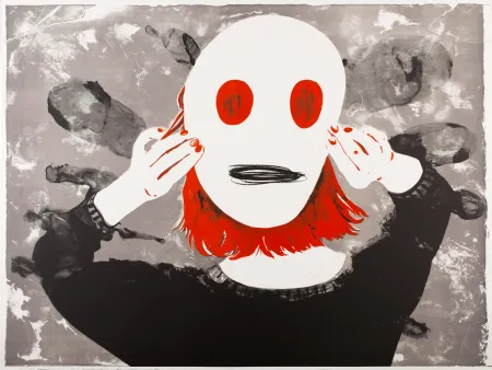 リトグラフ Pétrovitch - Masque