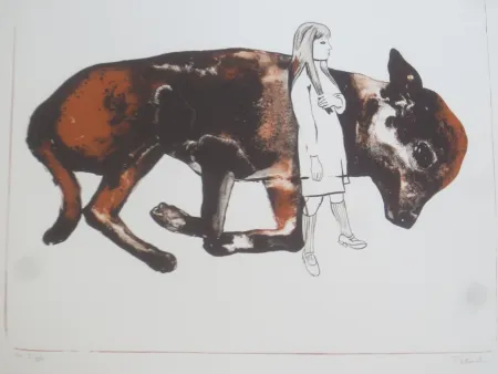 リトグラフ Pétrovitch - Titre inconnu