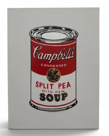 多数の Pettibon - Andy Warhol, Campell’s Soup, Split Pea