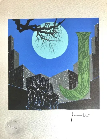 リトグラフ Peverelli - Letter 