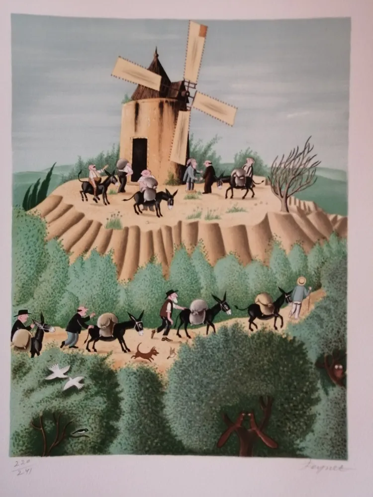 リトグラフ Peynet - Le Secret de Maitre Cornille