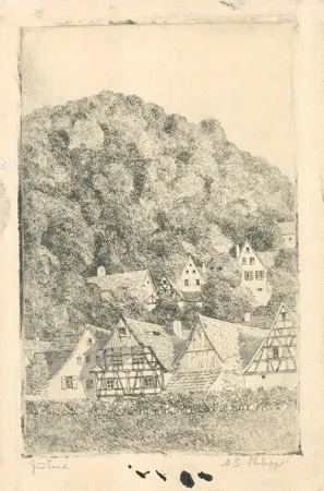 彫版 Philipp - Fränk.  Dorf Eggloffstein