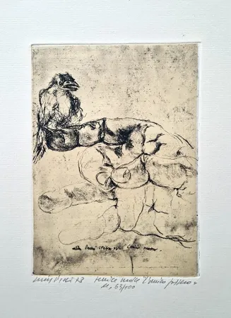 彫版 Piacesi - L'amico passero