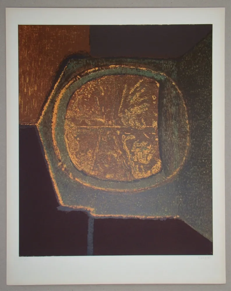 シルクスクリーン Piaubert - Composition VI.-1964