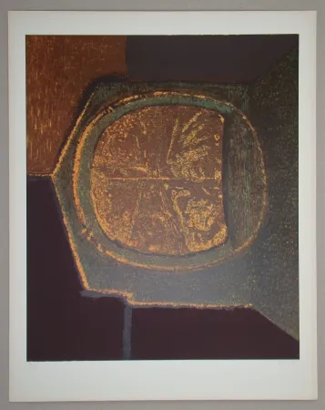 シルクスクリーン Piaubert - Composition VI.-1964