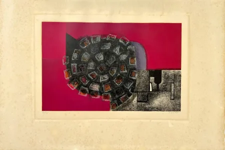 リトグラフ Piaubert - Sans titre