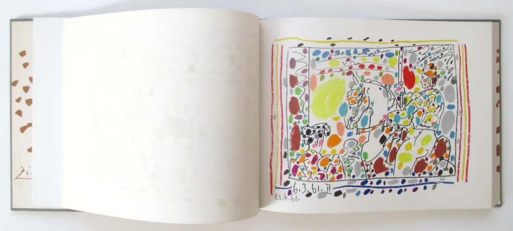 リトグラフ Picasso - A Los Toros with 4 original lithographs