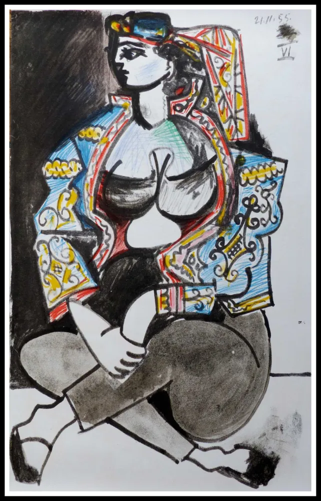 リトグラフ Picasso (After) - CAHIER DE LA CALIFORNIE IX