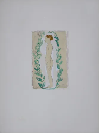 ステンシル Picasso (After) - Femme nue debout, 1962