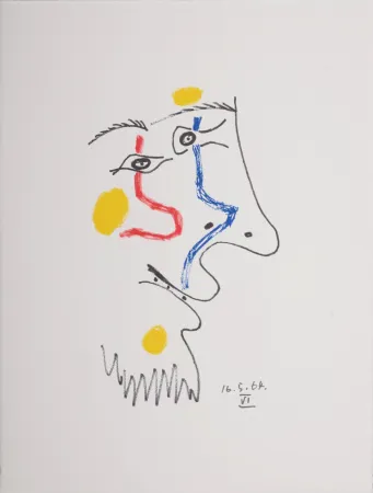 リトグラフ Picasso (After) - Le Goût du Bonheur (Q), 1970