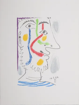 リトグラフ Picasso (After) - Le Goût du Bonheur (S), 1970