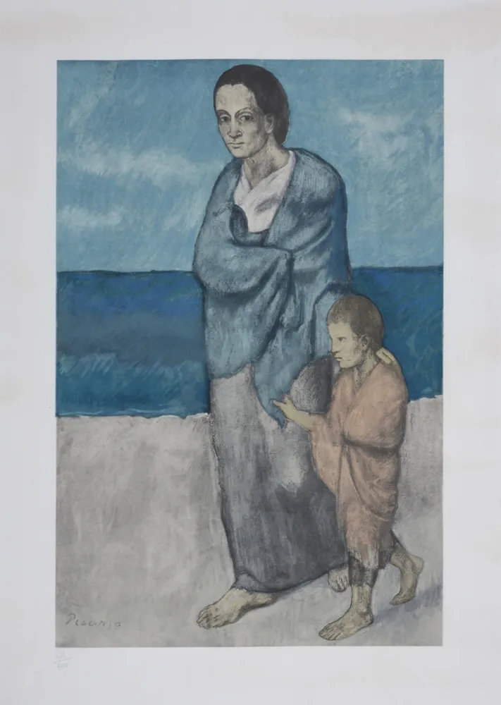 技術的なありません Picasso (After) - Mère et enfant, circa 1950