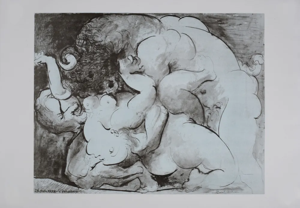 リトグラフ Picasso (After) - Minautore, 1946