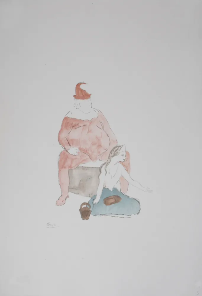 リトグラフ Picasso (After) - Saltimbanque, 1946