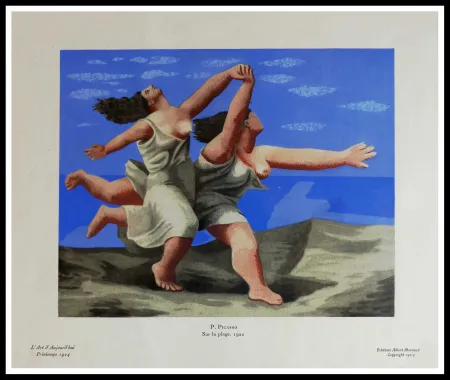 ステンシル Picasso (After) - SUR LA PLAGE