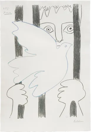リトグラフ Picasso - Amnistia
